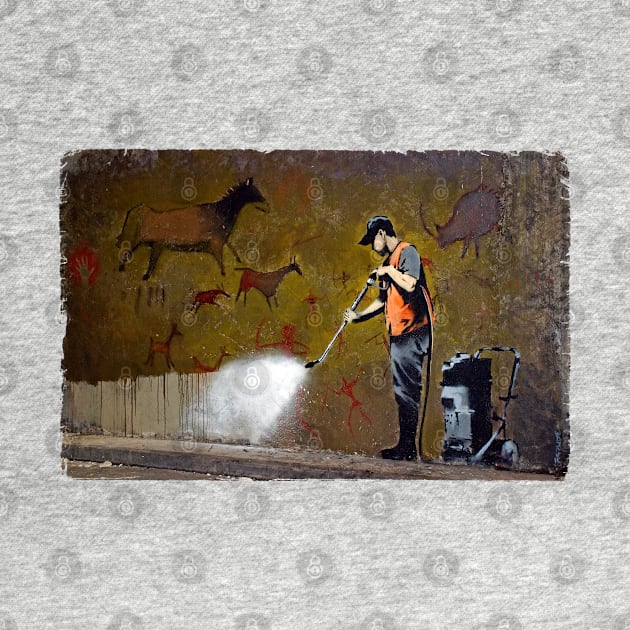 Council Worker by Banksy by Respire